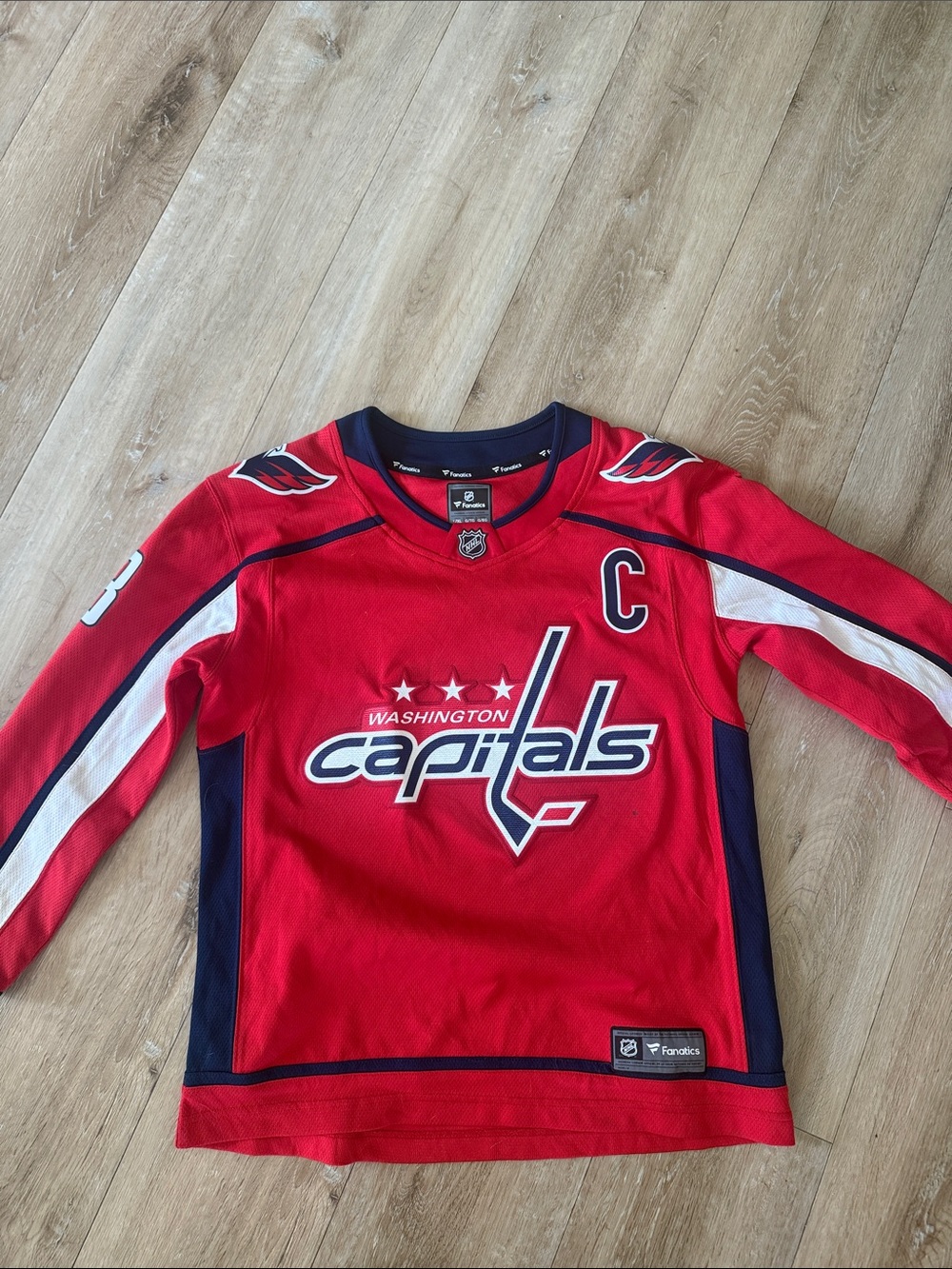 Fanatics youth Washington Capitals jersey